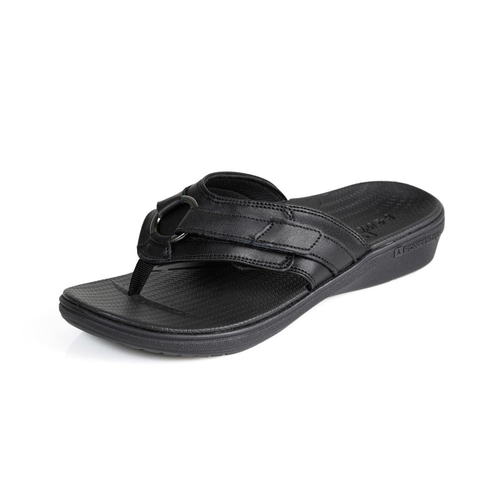 PowerStep Archwear Women's Fashion Sandals Black - Women's 10 Medium PowerStep Archwear Women's Fashion Sandals Black - Women's 10 Medium