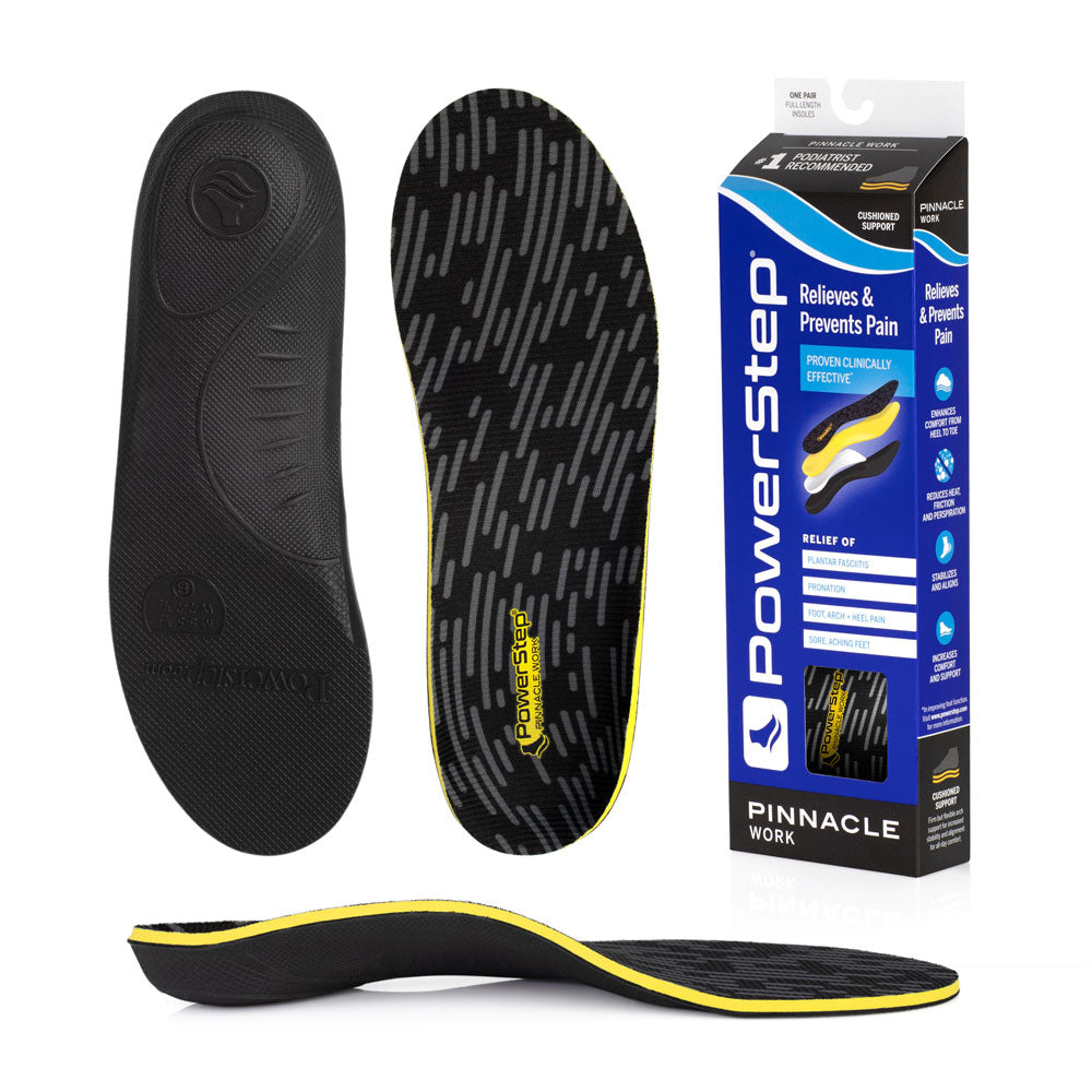PowerStep Work Insoles Work Boot Arch Support Orthotic Insole