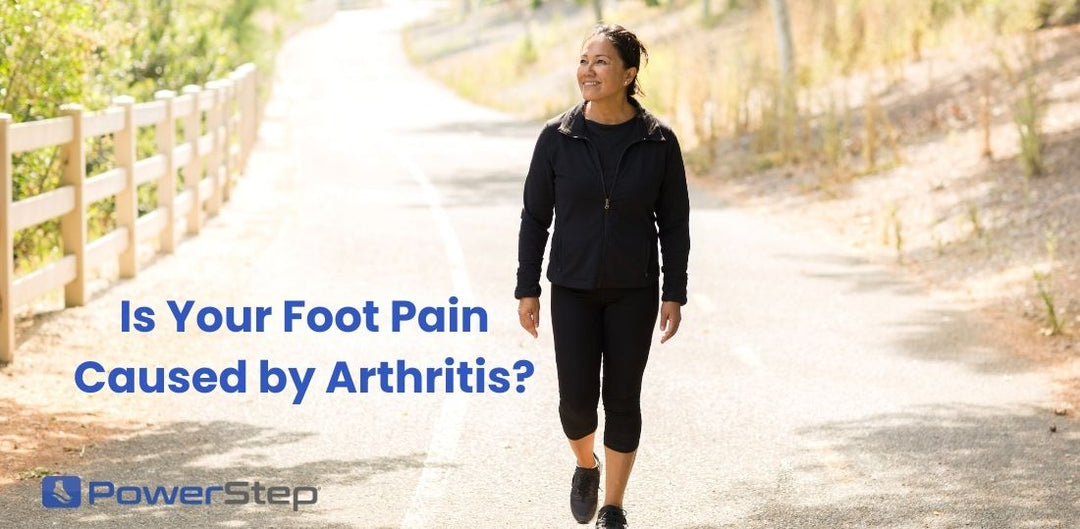 Woman walking on a path