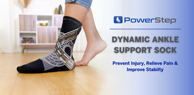 The New Dynamic Ankle Support Sock by PowerStep®