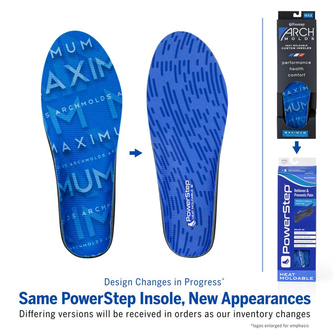 PowerStep Heat Moldable Insoles | Personalized Arch Support Orthotic, Exact Fit