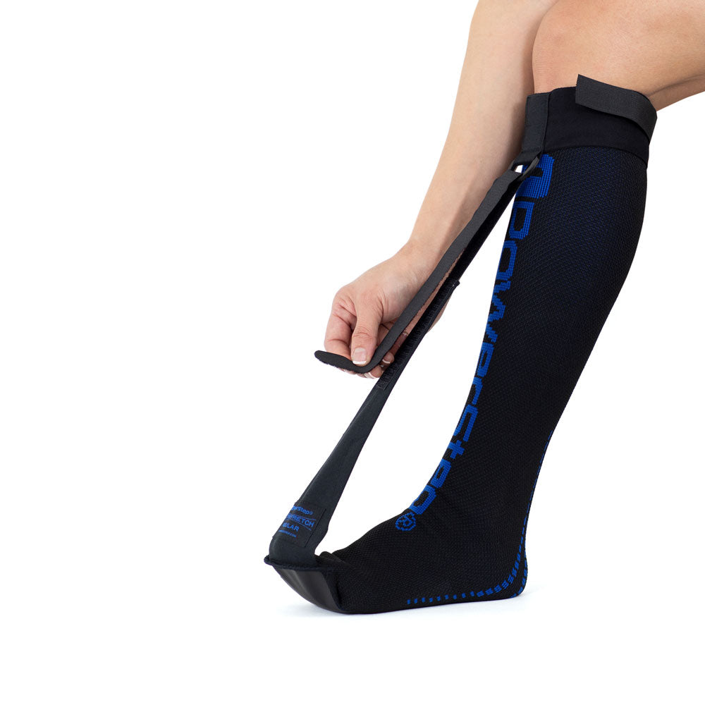 PowerStep UltraStretch Night Sock  For Stretching the Calf & Soft Tis
