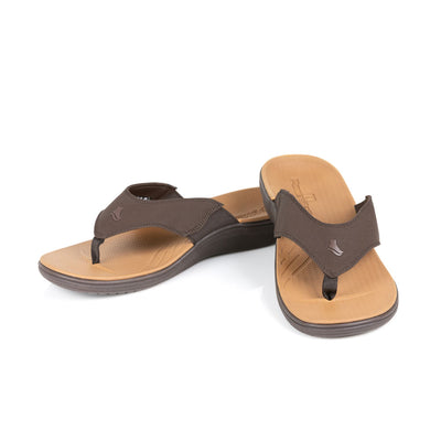 powerstep orthotic arch supporting sandals for men, brown sandals #color_brown-tan