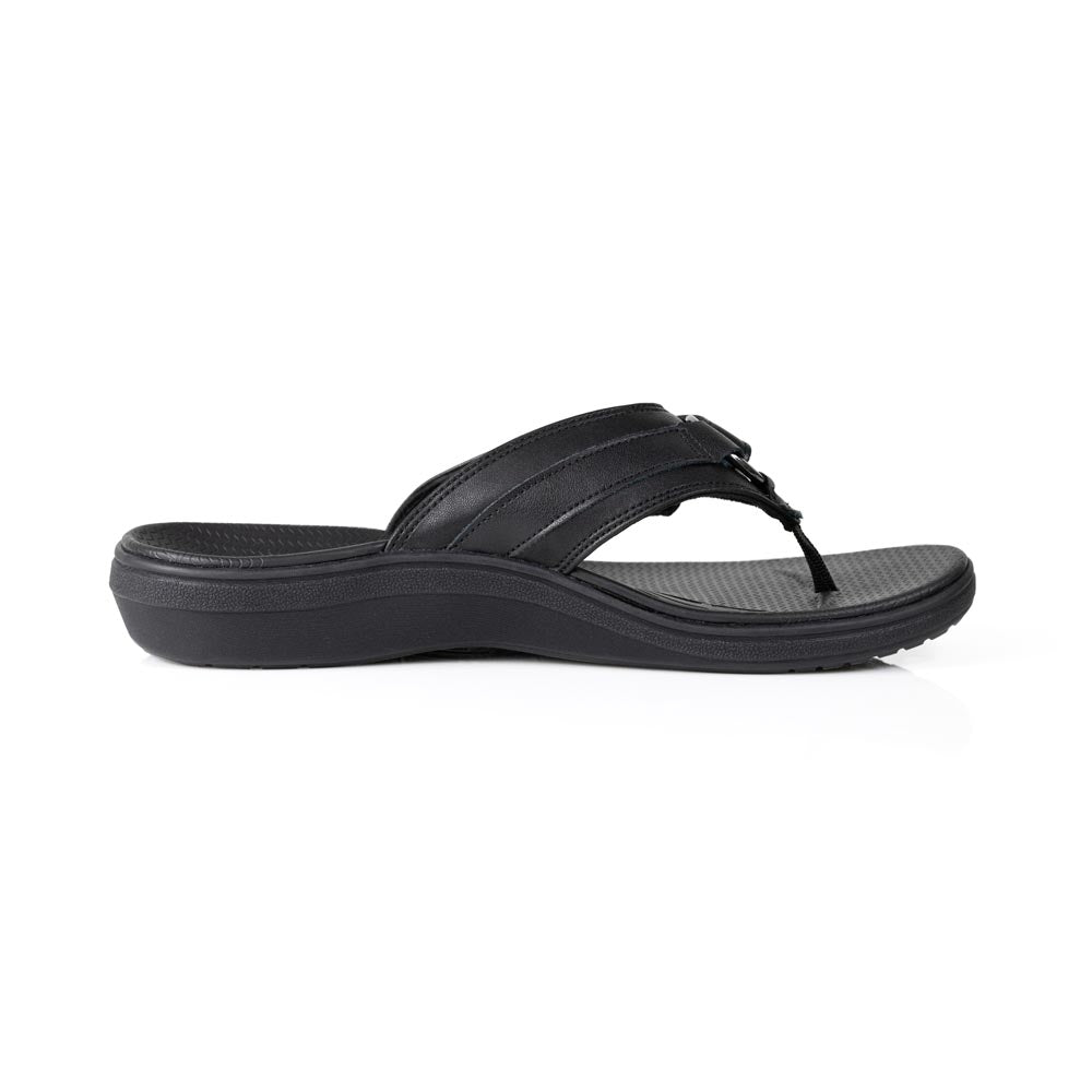 thumbnail image 2 of DREAM PAIRS Women's Flip Flops - Arch Support, Soft Cushion, Knit/Faux Leather, Summer Thong Sandals 2 of 6