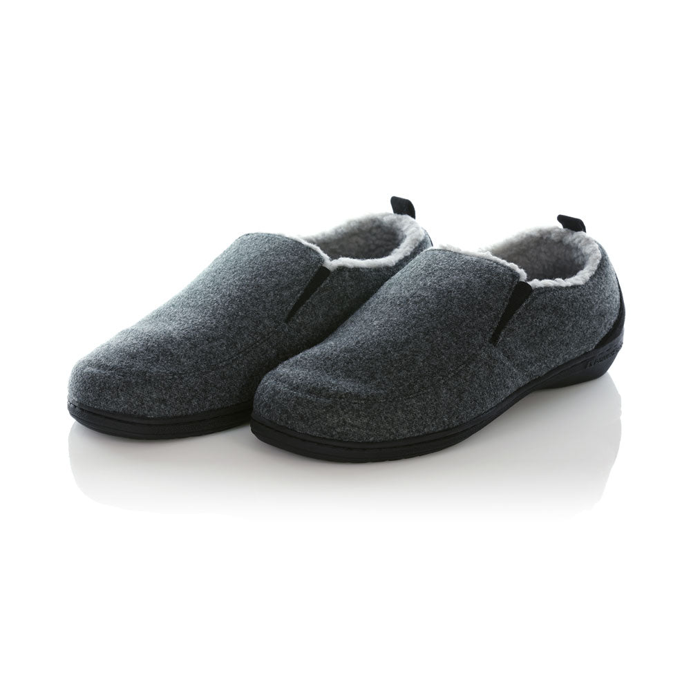 PowerStep Men s Twin Gore Slippers Charcoal