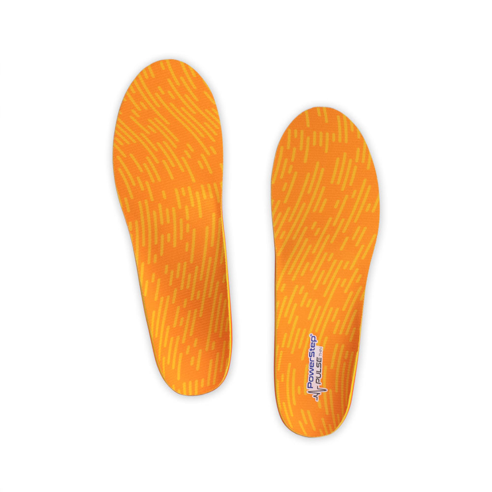 PowerStep PULSE Thin Insoles Arch Pain Relief Insert, For Sports