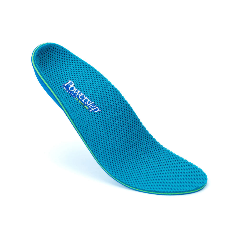 Floating Pinnacle Breeze Neutral Arch Support Insoles, insoles for pronation, mild overpronation, arch support shoe inserts for women, arch support shoe inserts for men, unisex shoe inserts, neutral arch support for plantar fasciitis, arch support for running shoes, arch support to correct malalignment from pronation