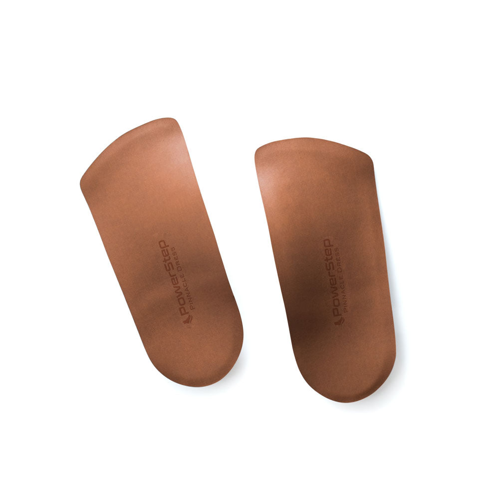PowerStep Dress 3/4 Insoles Arch Pain Relief Orthotic for Dress Shoe
