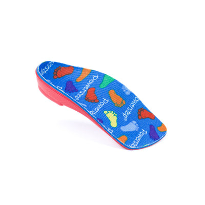 Floating Pinnacle Junior Neutral Arch Support 3/4 Insoles, arch support shoe inserts for boys, arch support shoe inserts for girls, unisex shoe inserts, insoles for overpronation, neutral arch support for plantar fasciitis, arch support to correct malalignment from overpronation, insoles for pediatric flat foot, orthotics for children with flat feet