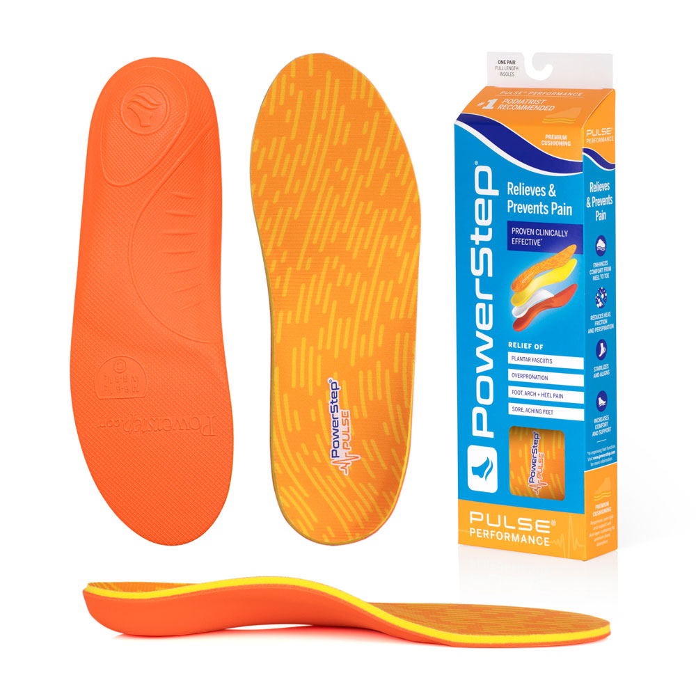 PowerStep PULSE Performance Insoles | Orthotic Insoles for Running