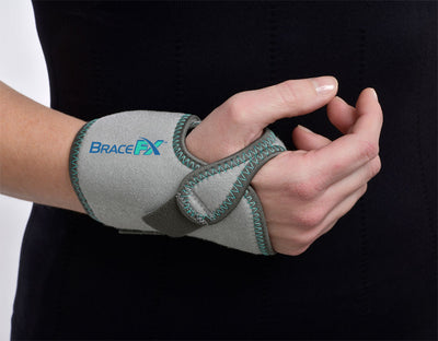 BraceFX Gel Wrist Support forsore or weak wrists, wrist inflammation, wrist sprains and strains, carpal tunnel, tendonitis, and arthritis