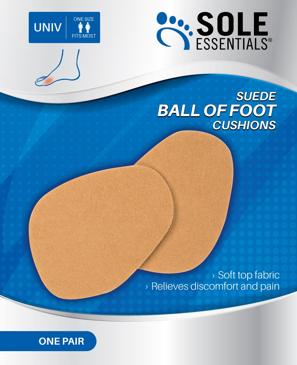 Sole Essentials Suede Ball of Foot Cushions